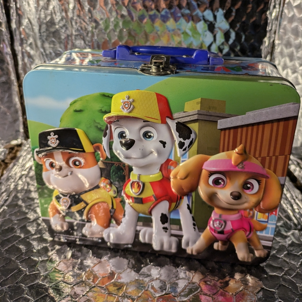 Paw Patrol Lunchbox Metal Great Condition kids
